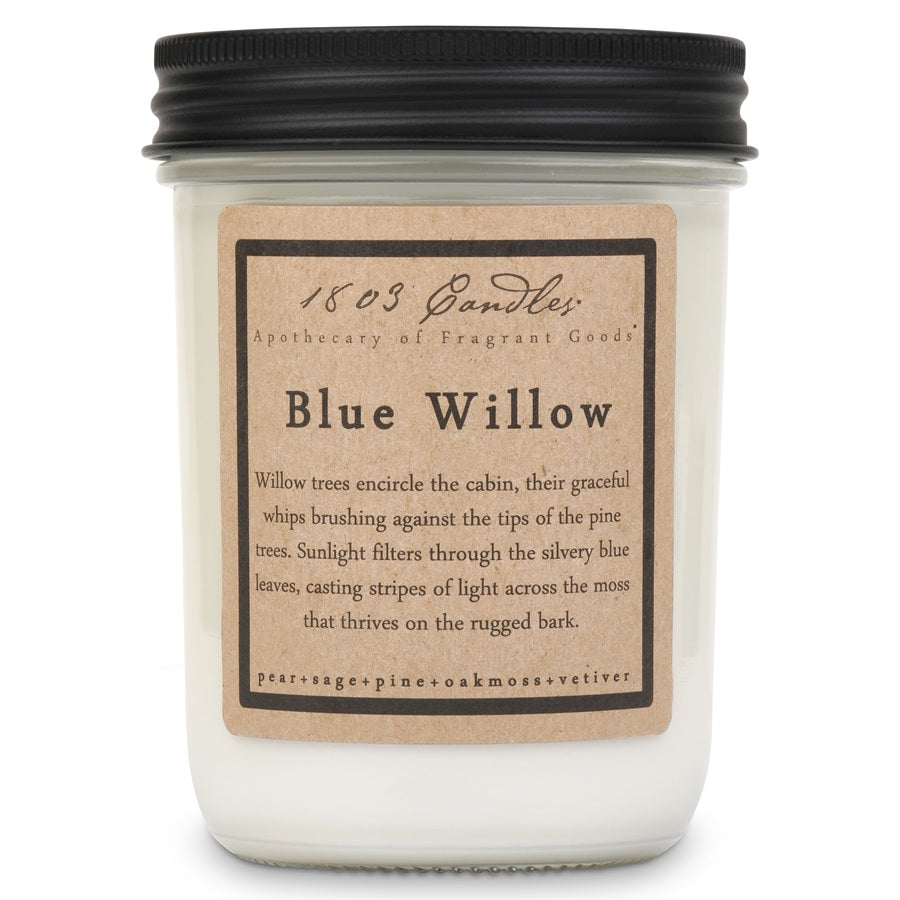 1803 Blue Willow Soy Candle