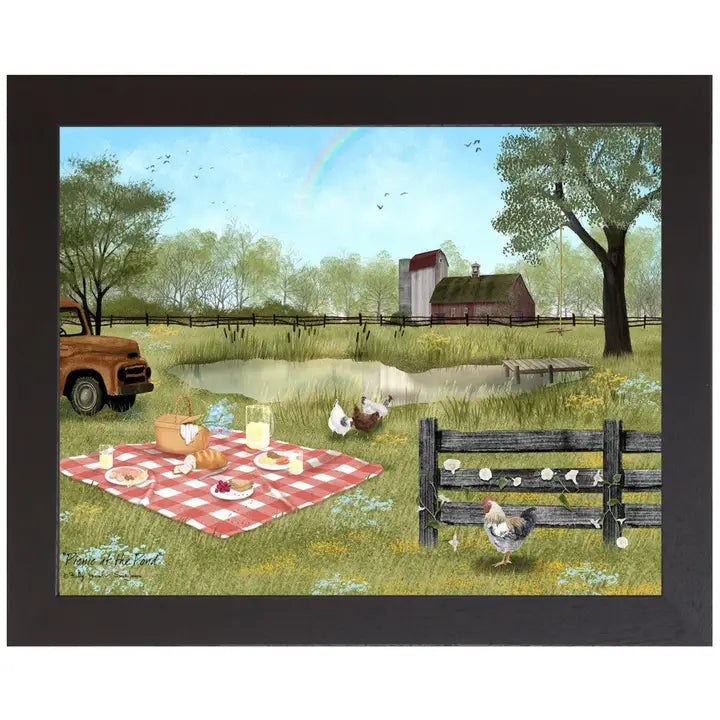 Picnic At the Pond By Artist Billy Jacobs