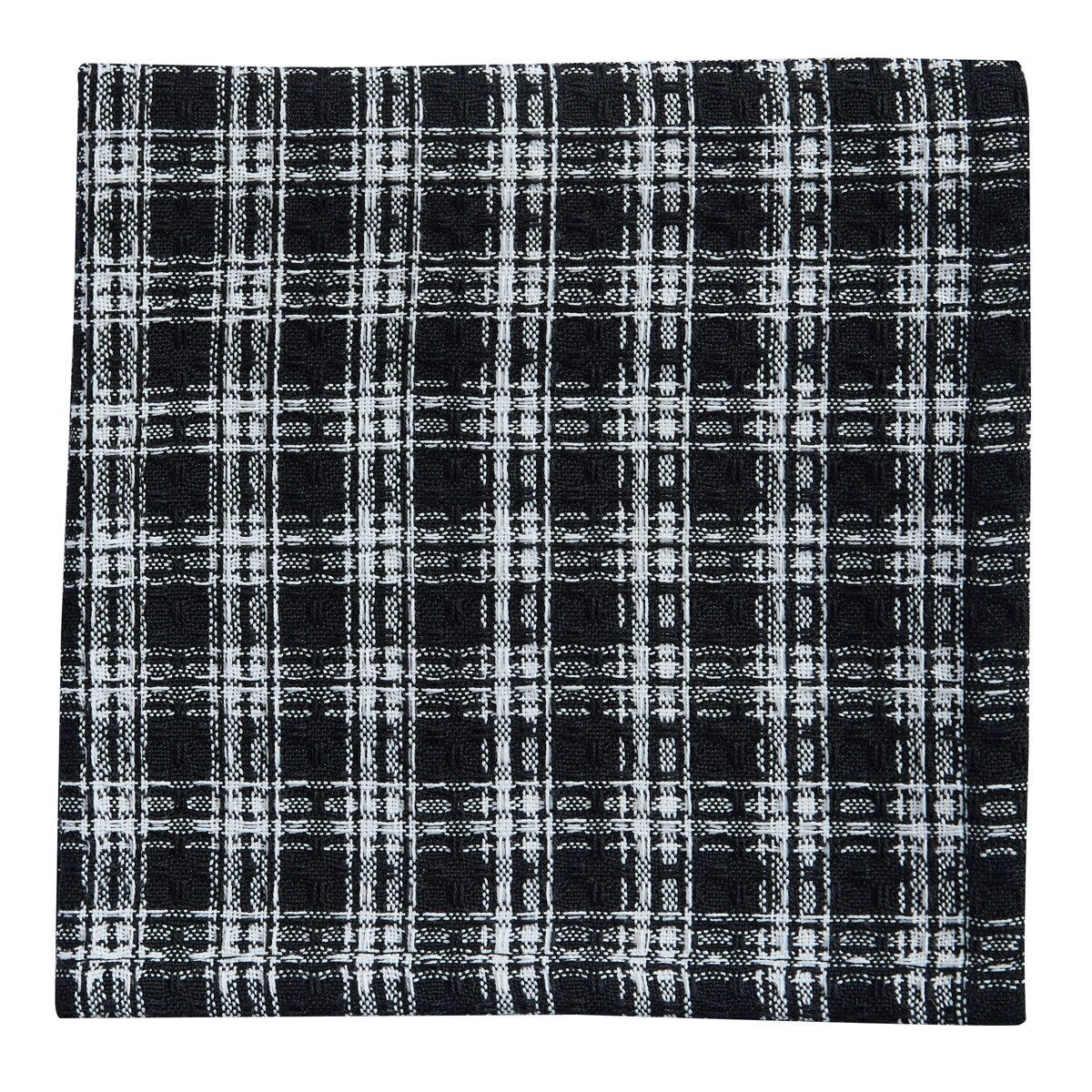 Stafford Dishcloth - Black And Cream