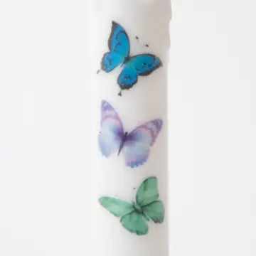 Butterfly's in Flight Led Timer Taper Candle