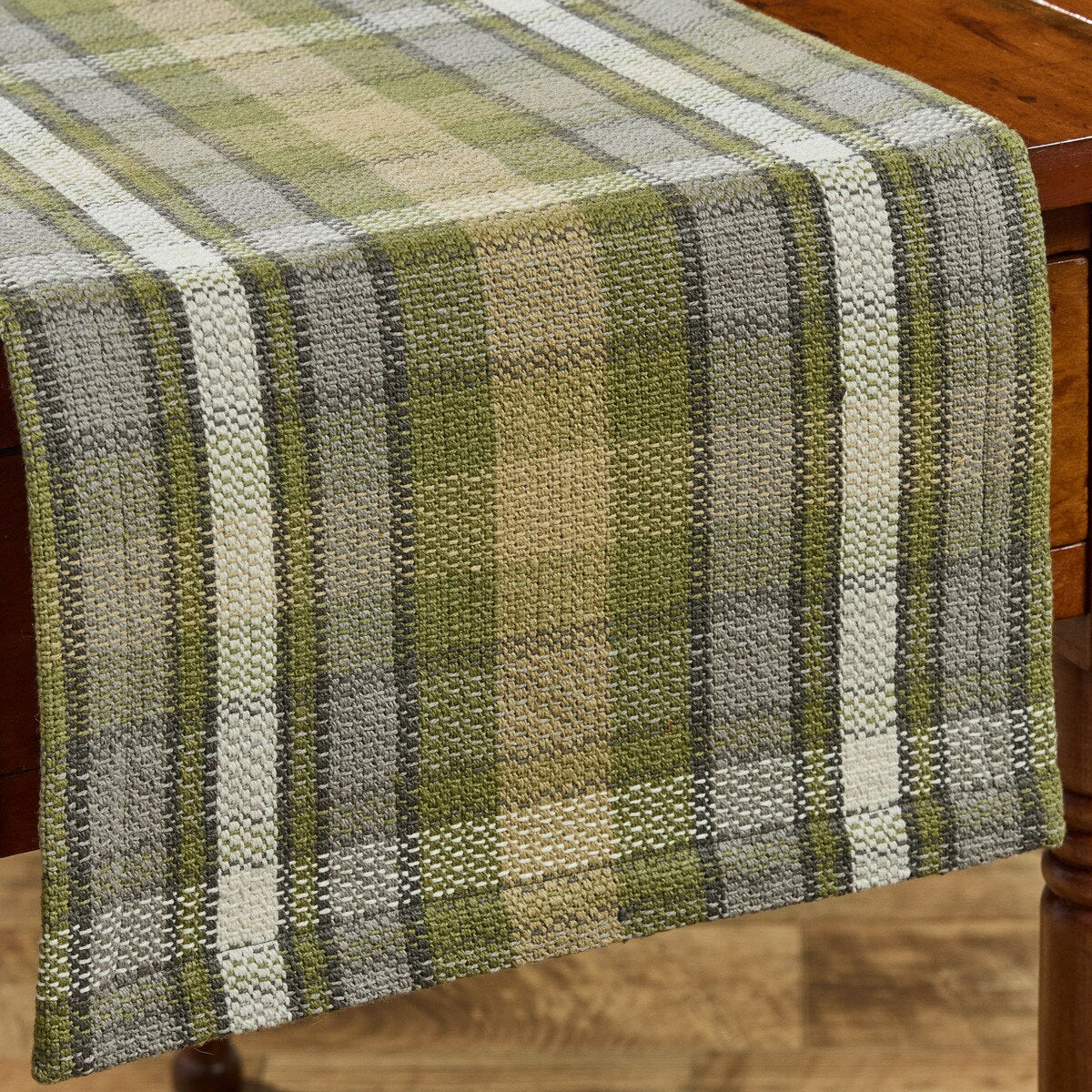 Boulder Lodge Plaid Table Runner 54"L