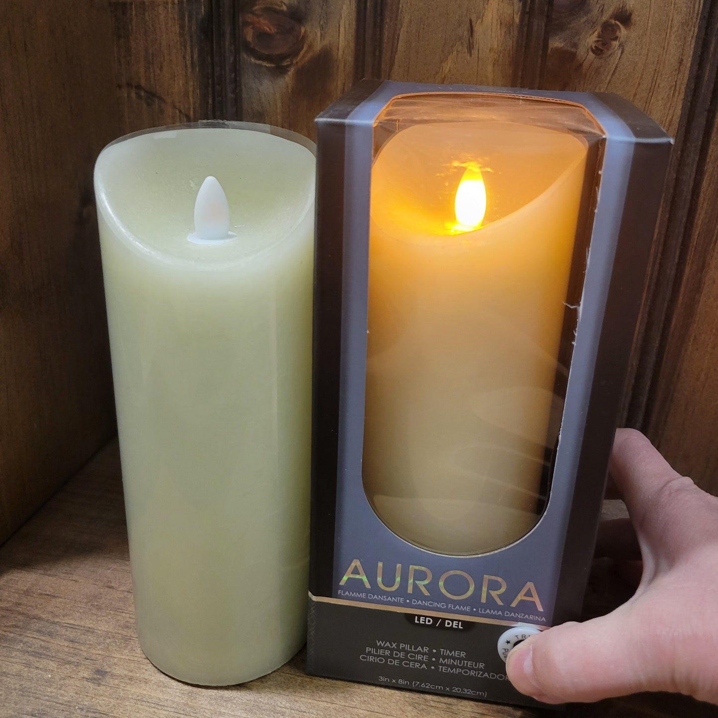 8" LED Pillar Candle