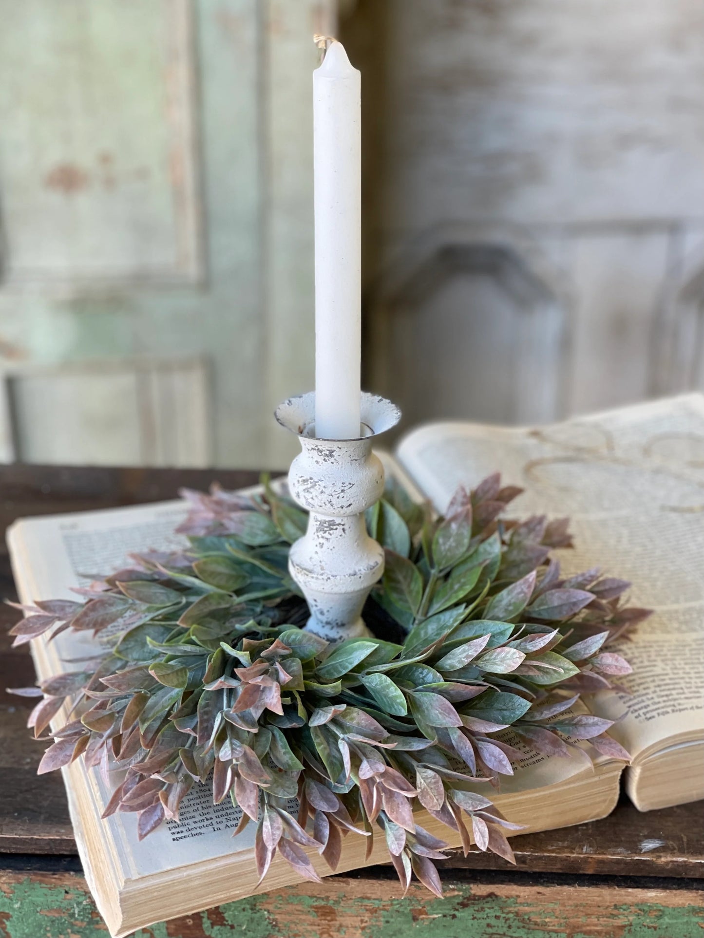 5.5" Alette Candle Holder-Cream