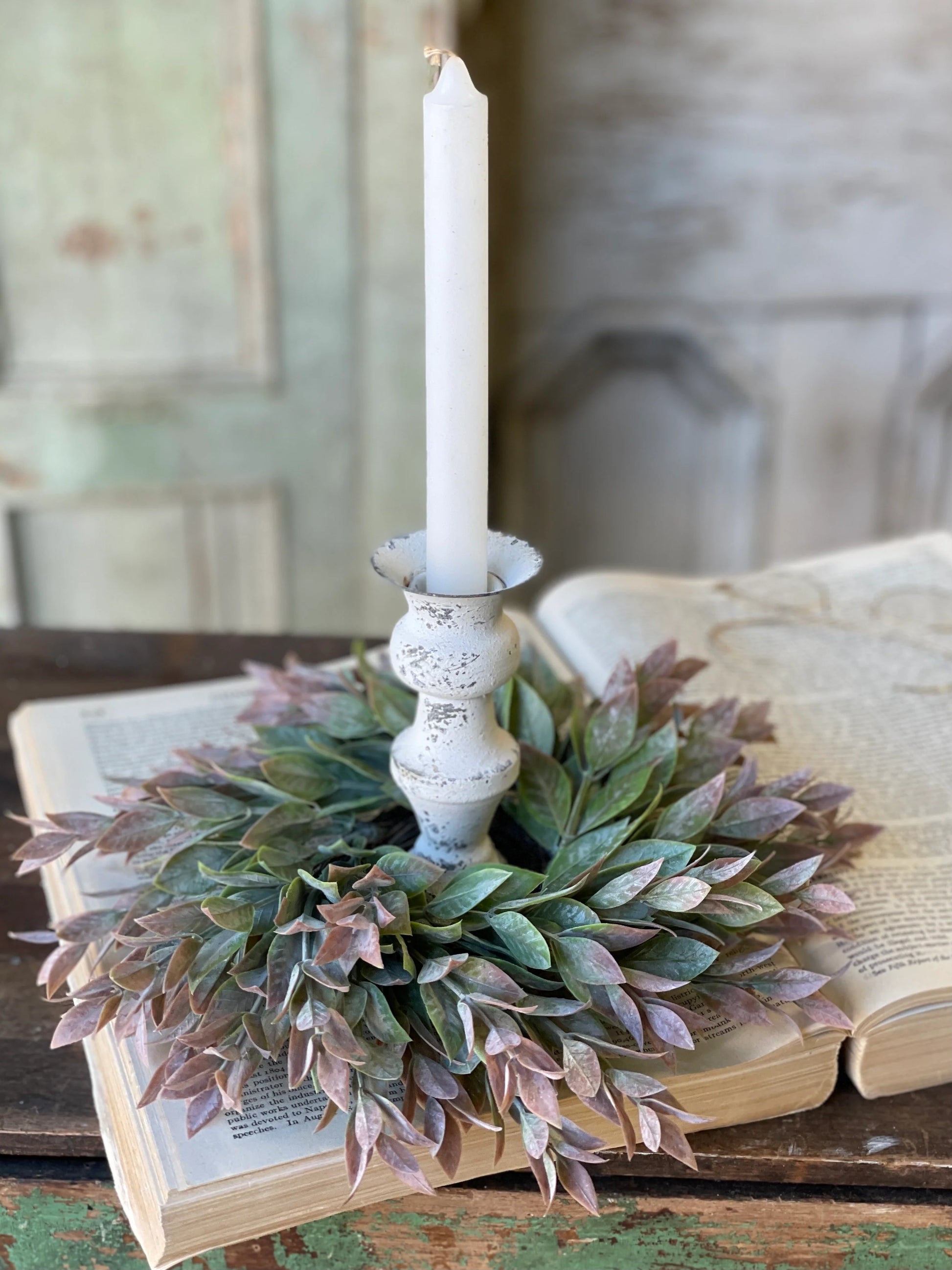 5.5" Alette Candle Holder-Cream