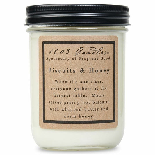 1803 Candle Jar, Biscuits & Honey