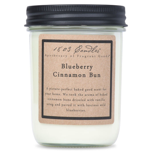 1803 Candle Jar, Blueberry Cinnamon Buns