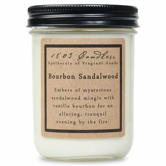 1803 Candle Jar, Bourbon Sandalwood