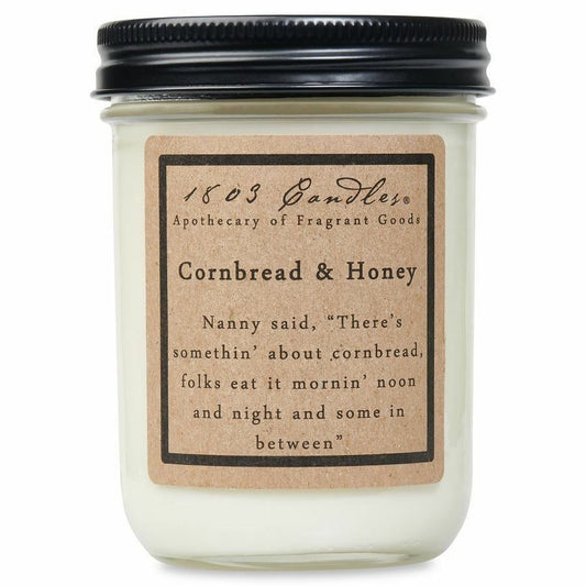 1803 Candle Jar, Cornbread & Honey