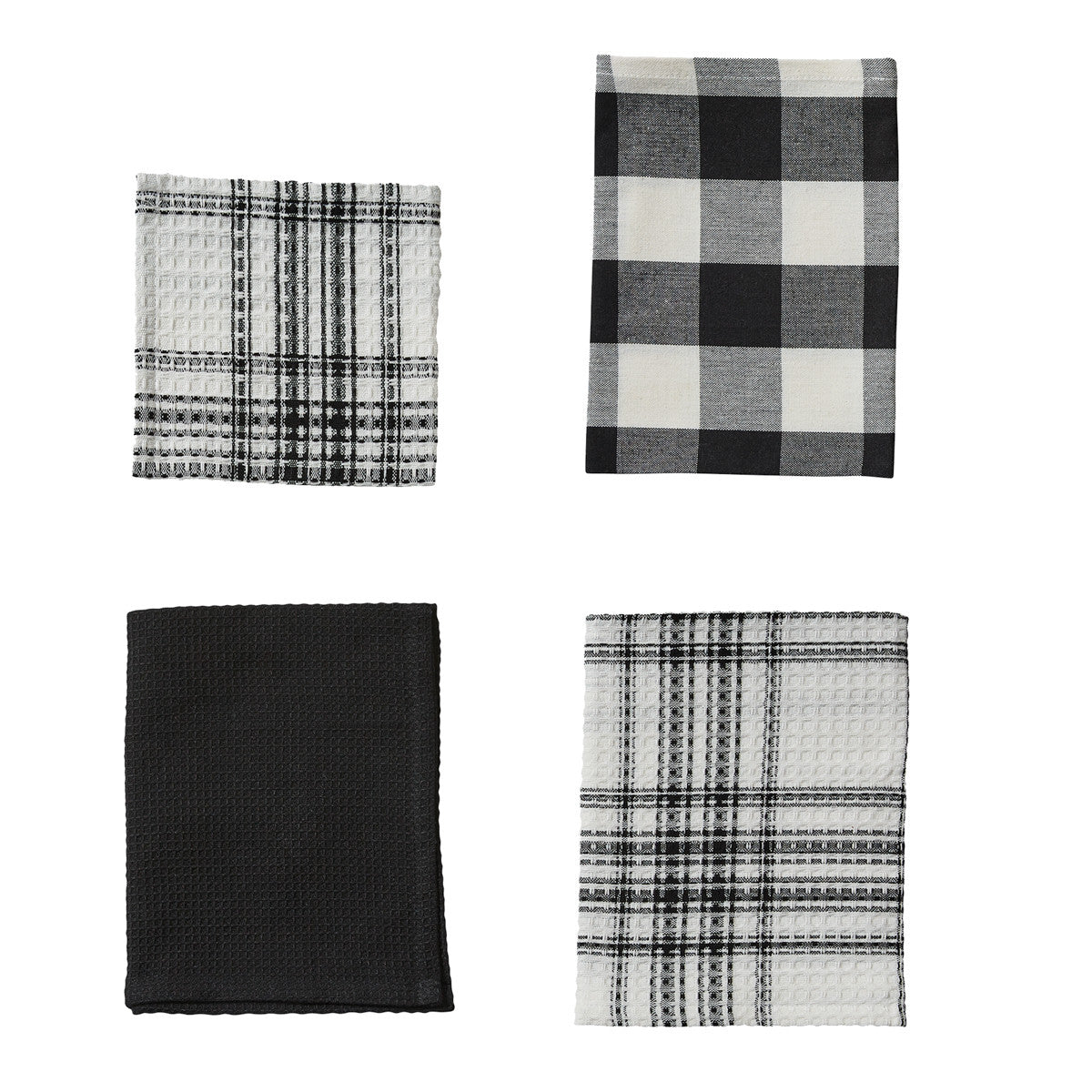 Dishtowel Set Onyx & Ivory