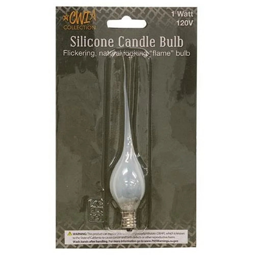 Silicone Flicker Bulb, 1 Watt