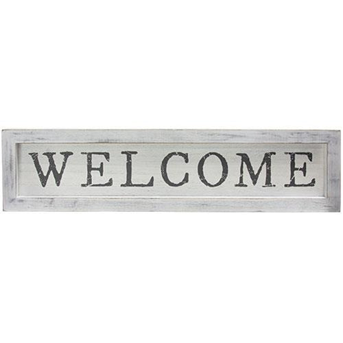 Framed Welcome Sign