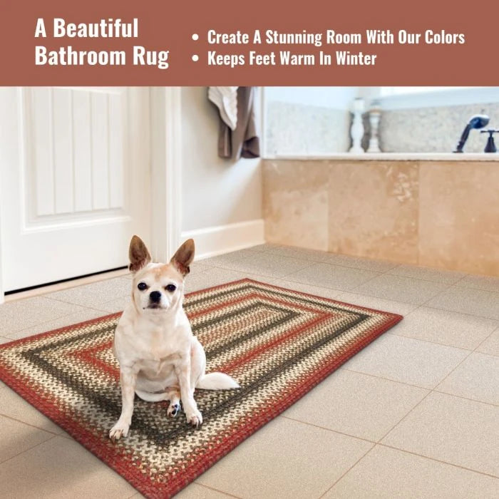 27" x 45" Rectangle Chester Braided Rug