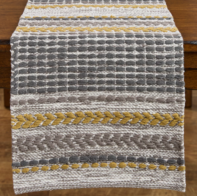 Sparrow Stripe Table Runner 54"L