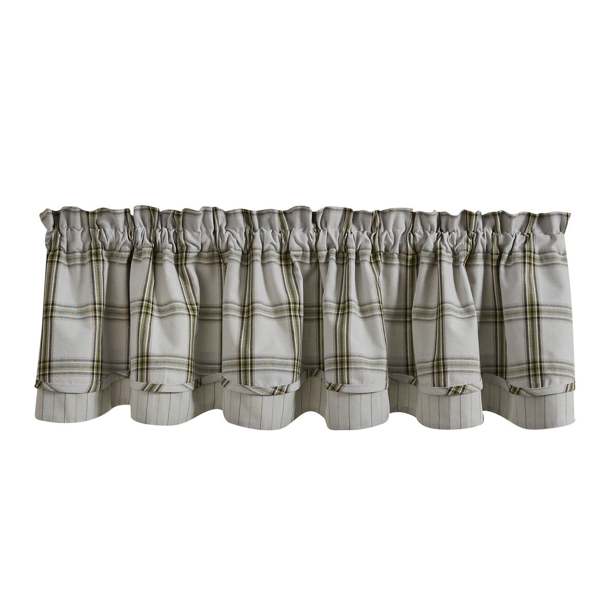 Timberline Lined Layered Valance