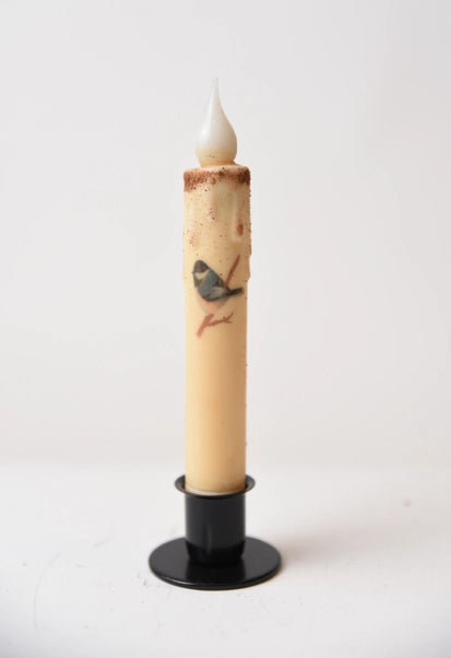 Chickadee Led Timer Taper Candle