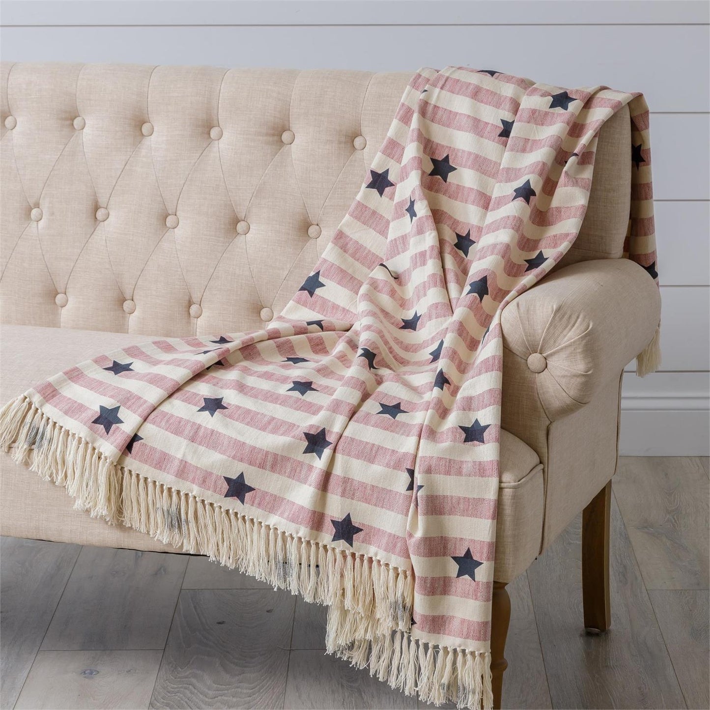 Woven Throw: Stars & Stripes