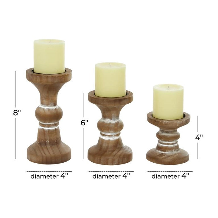 Classic Wood Farmhouse Pillar, assorted sizes