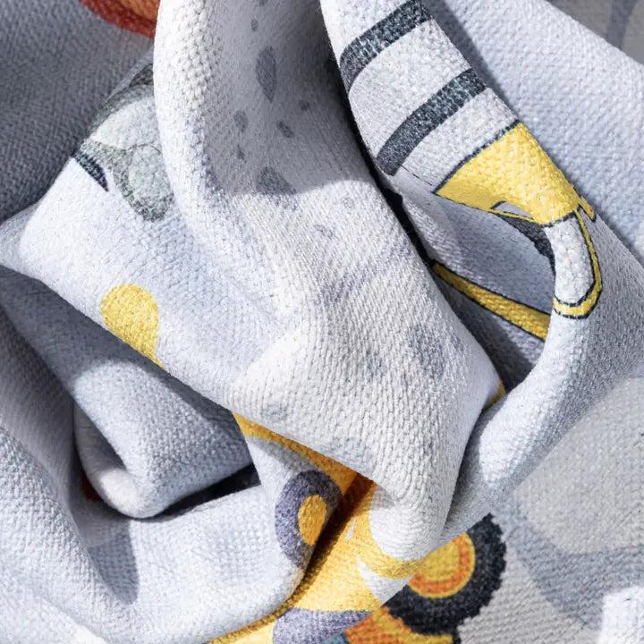 Modern Construction kids Flat Weave Rug