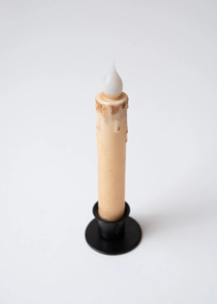 Black Iron Round Taper Holder