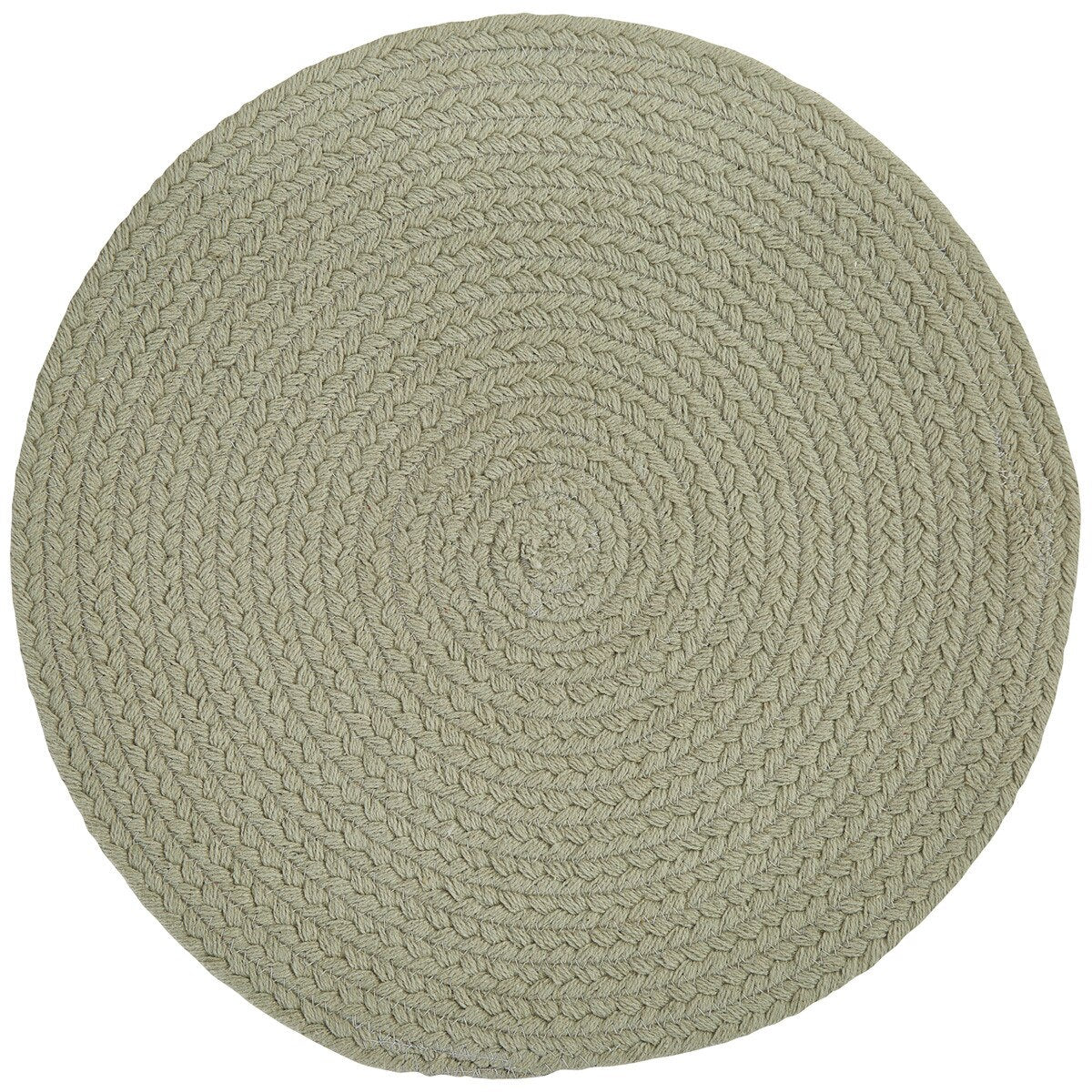 Braided Round Placemat: Essex Laurel