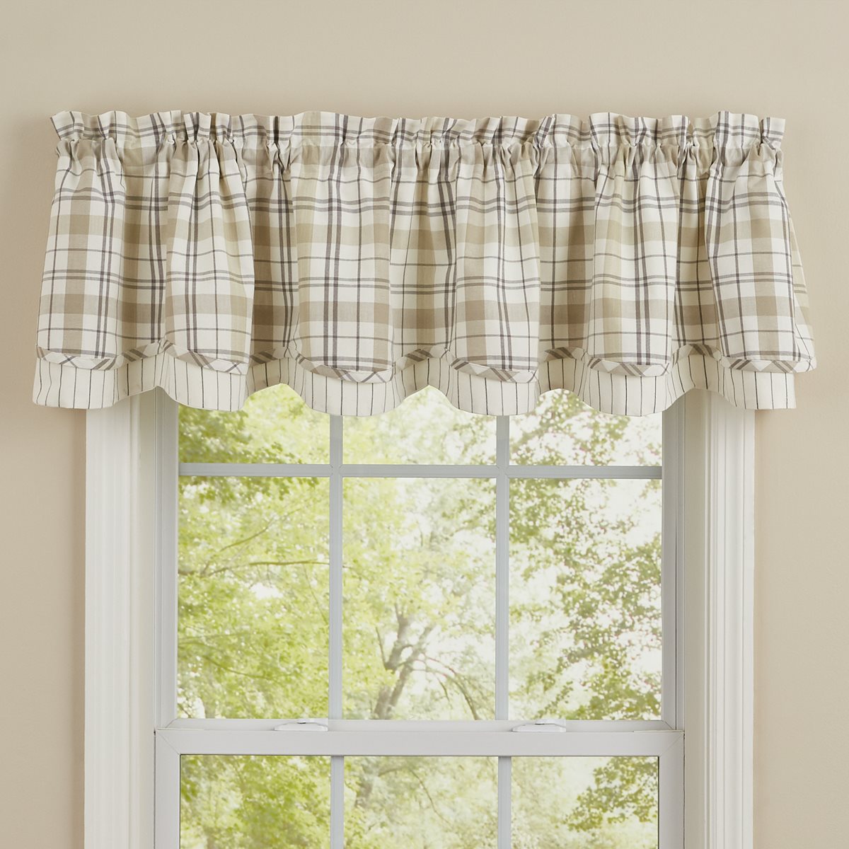 In The Meadow Lined & Layered Valance