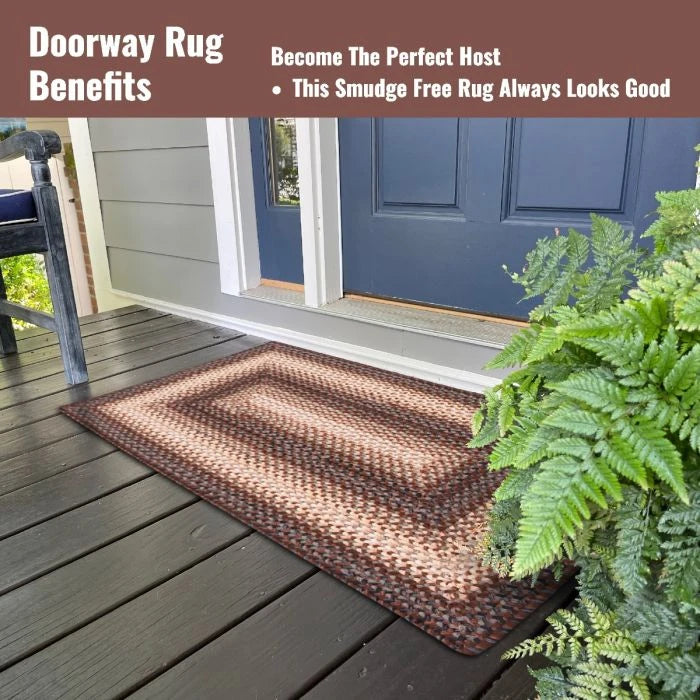 22" x 72" Rectangle Driftwood Braided Rug
