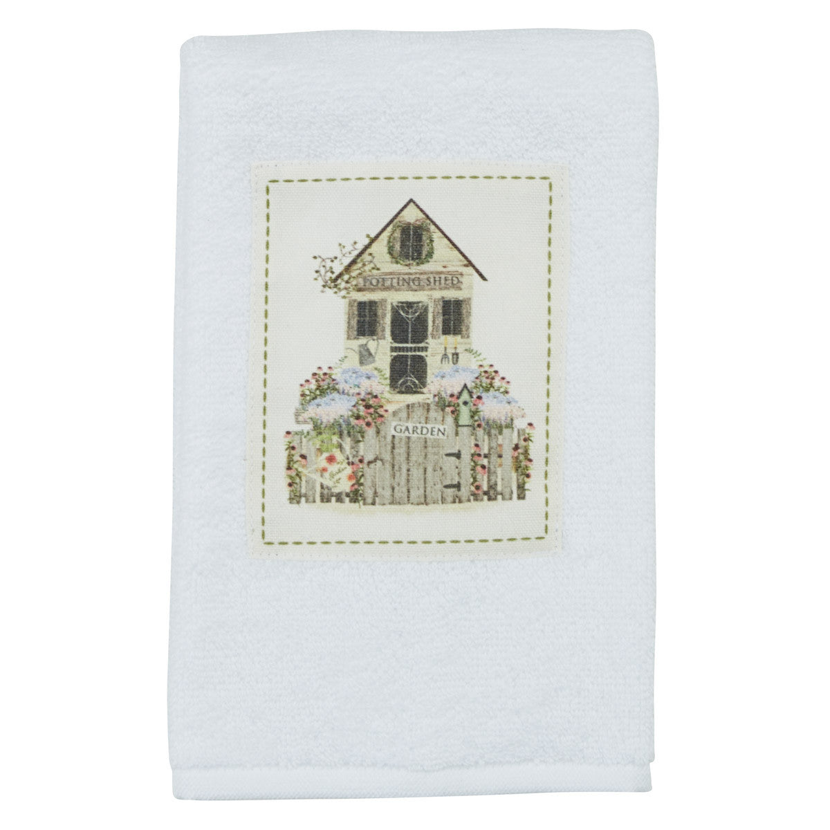 spring garden towel
