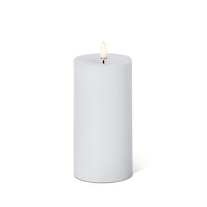 White ON/OFF Touch LED Pillar Candles w/Timers