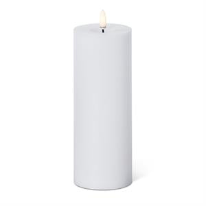 White ON/OFF Touch LED Pillar Candles w/Timers