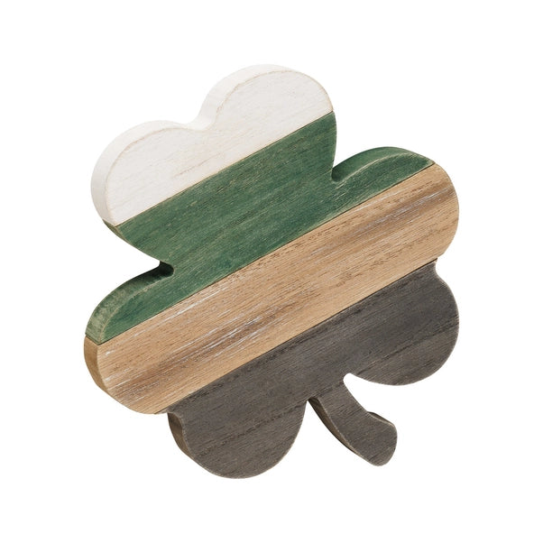 Wood Plank St. Patrick's Day Clover