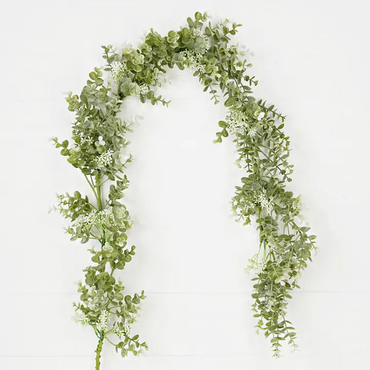 5ft Garland-Sage Eucalyptus with Seeds