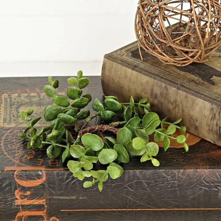 1.5in Ring-Soft Touch Evergreen Eucalyptus