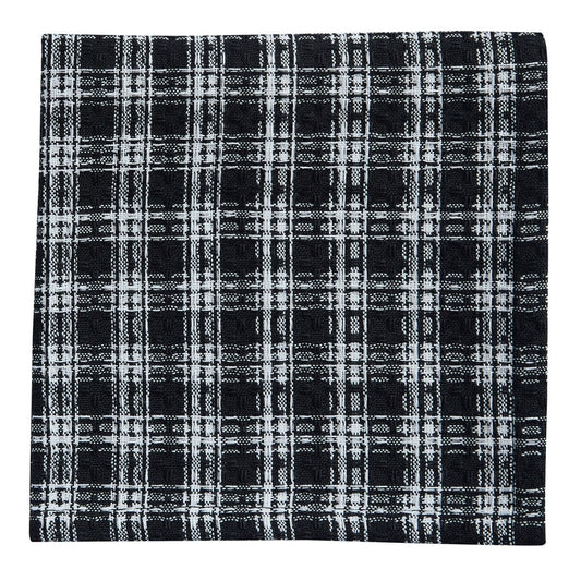 Stafford Dishcloth - Black And Cream
