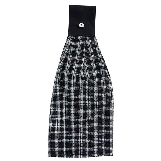 Stafford Hand Towel - Black And Cream