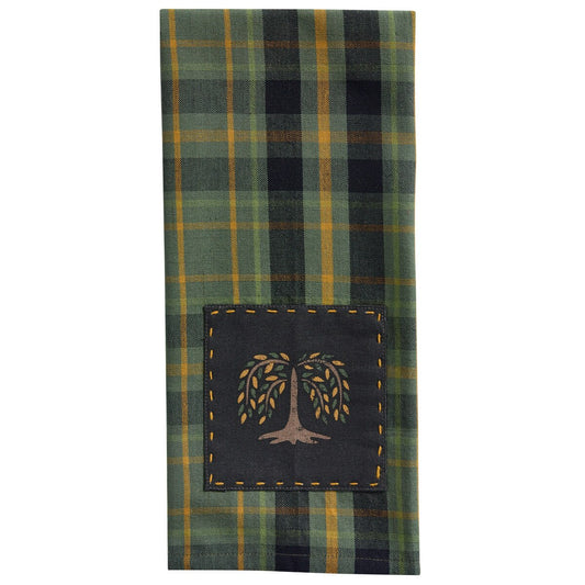 Willow Lane Plaid Decorative Dishtowel