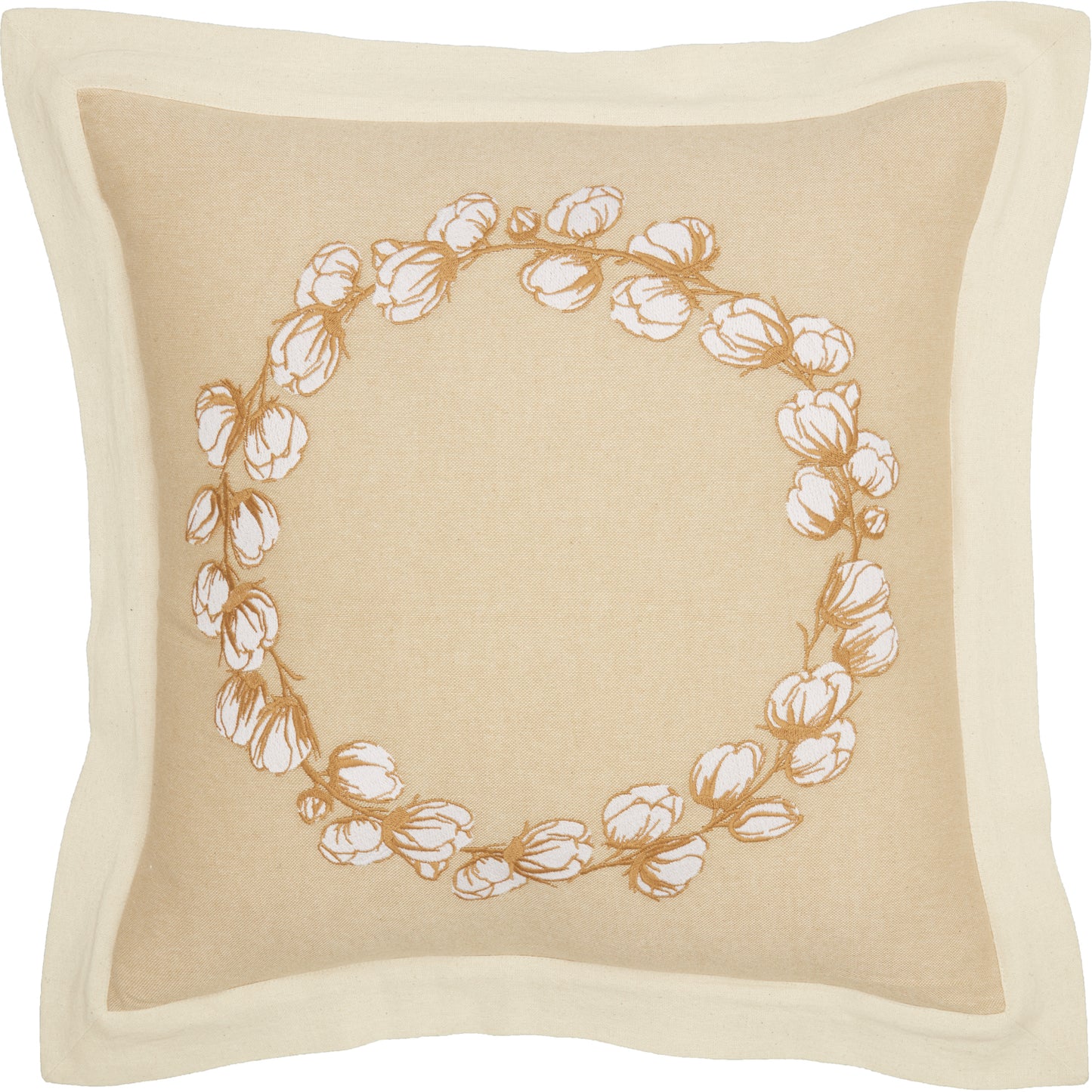 Ashmont Cotton Wreath Pillow