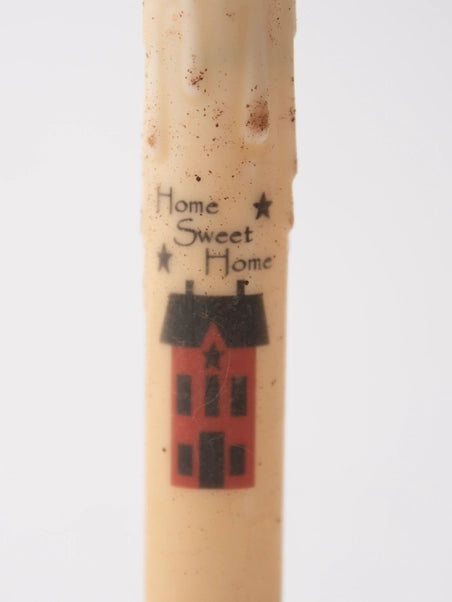 Home Sweet Home Primitive House Led Timer Taper Candle