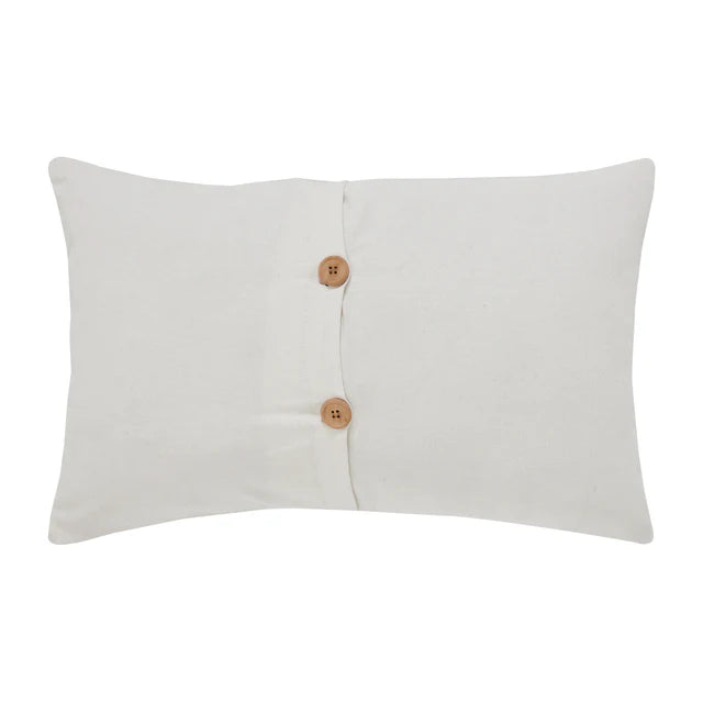 Burlap Applique Carrot Pillow