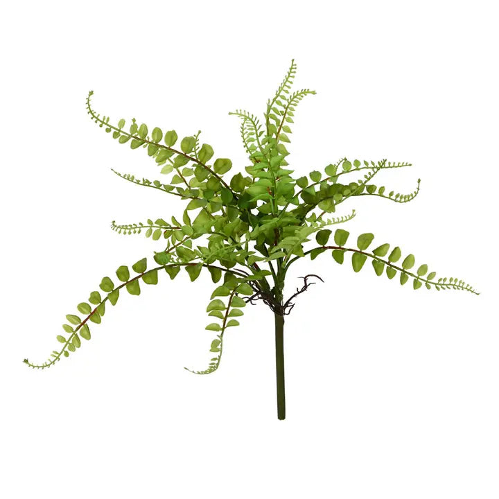 16" Green Fern Spray