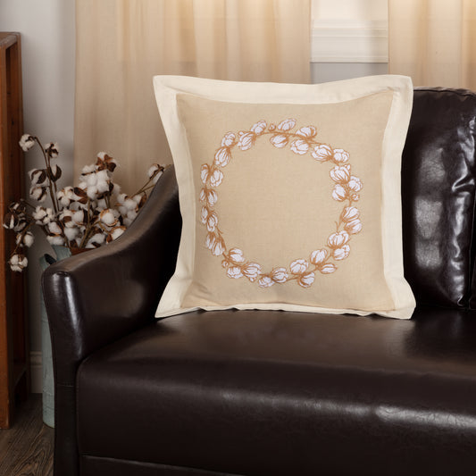 Ashmont Cotton Wreath Pillow