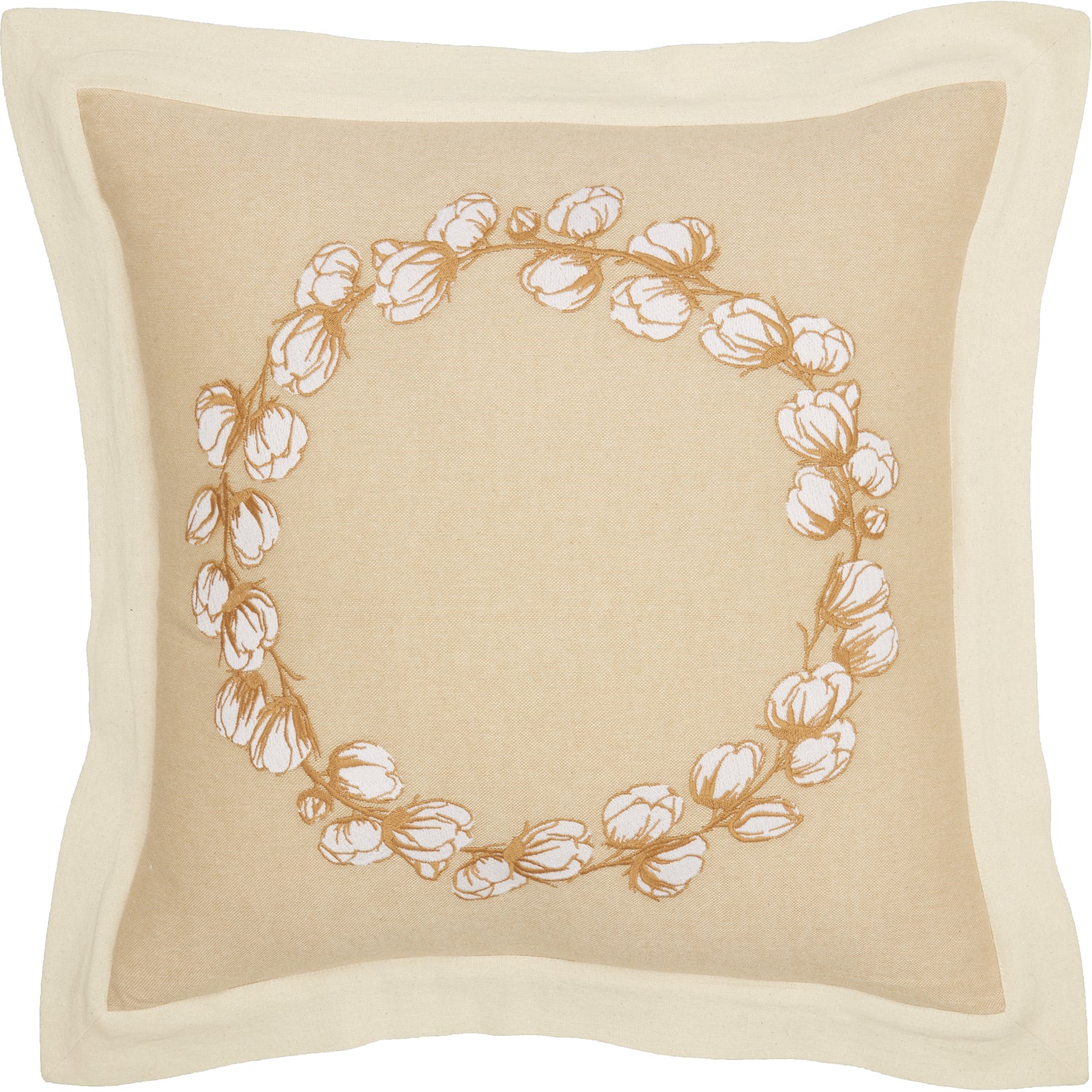 Ashmont Cotton Wreath Pillow