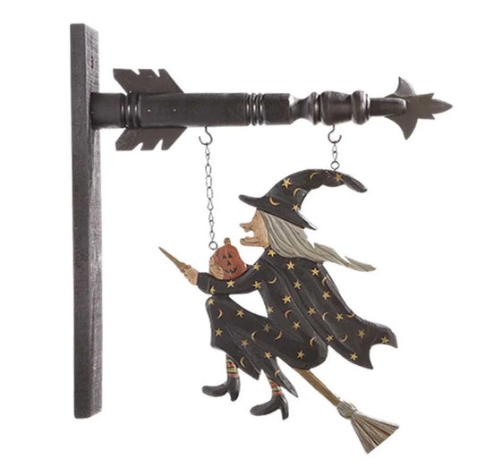 Flying Witch Arrow Replacement Sign: Witch Only
