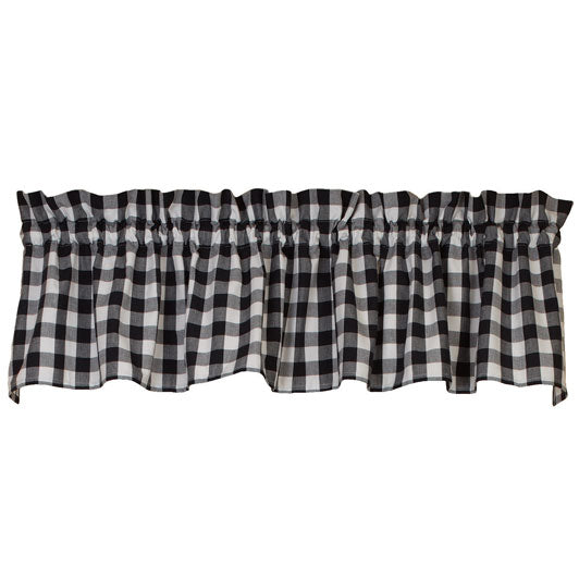 Buffalo Black Check Valance