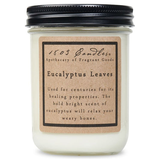 1803 Candle Jar, Eucalyptus Leaves