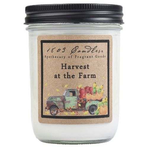 1803 Candle Jar, Harvest at the Farm