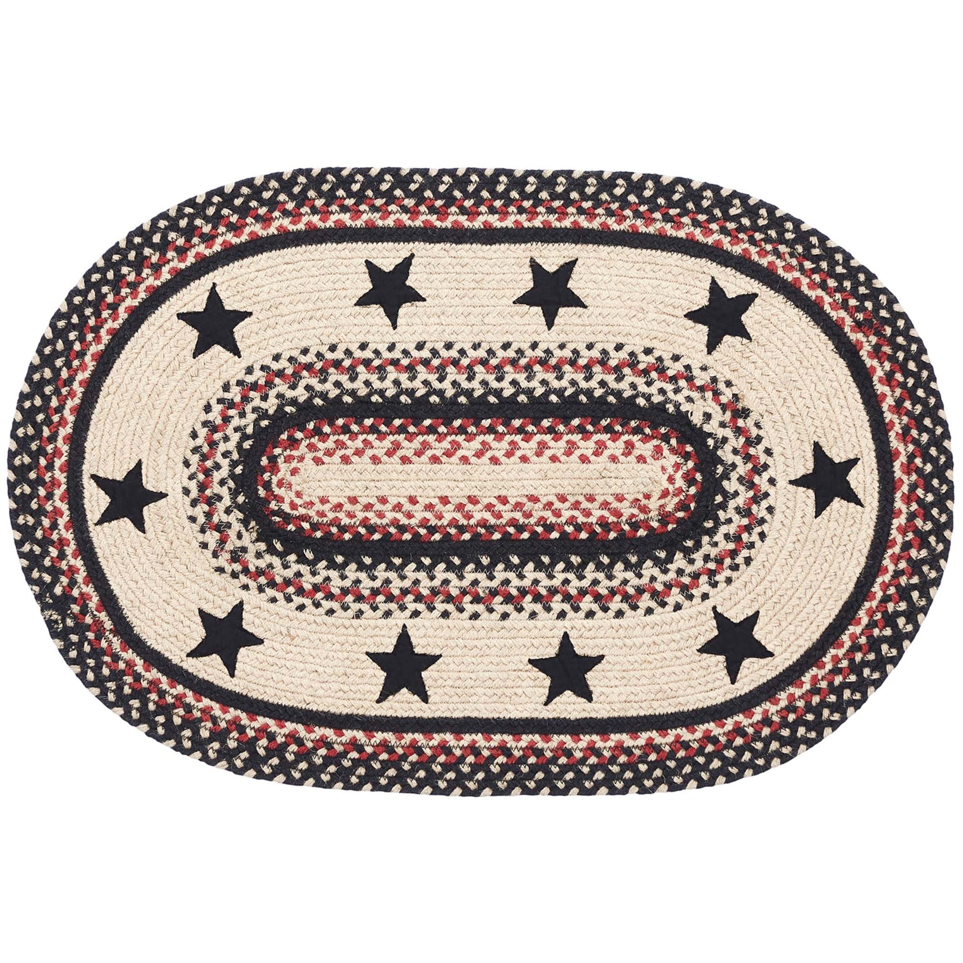 Colonial Star Rug 20" x 30" W/ pad