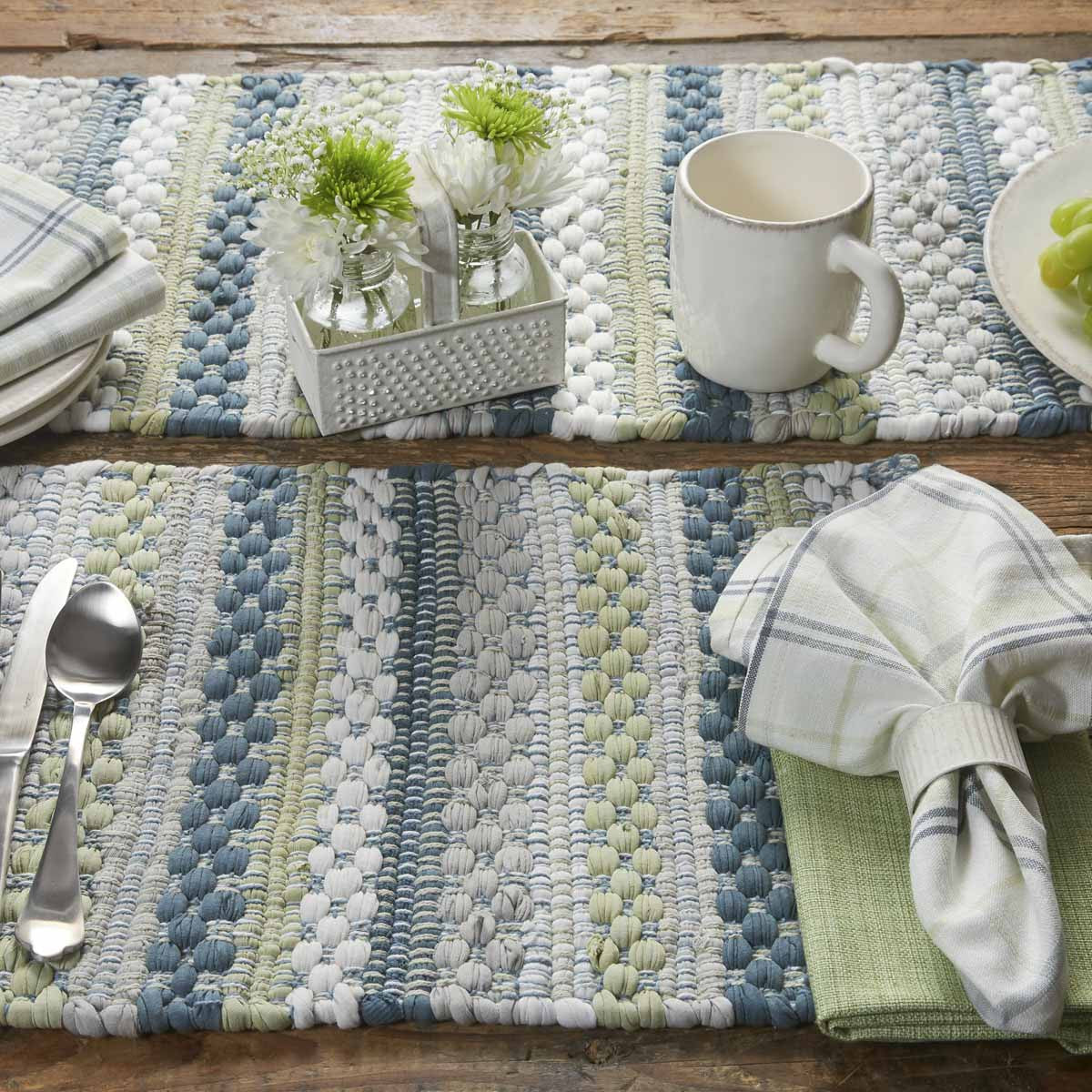 Dew Drop Chindi Placemat