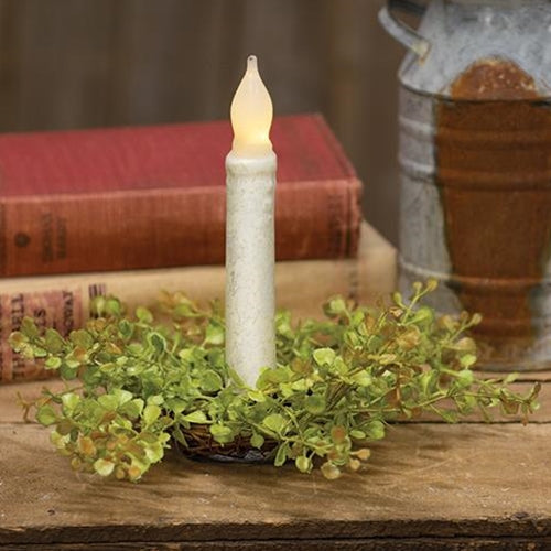 Baby's Grass Candle Ring, 9", Light Green