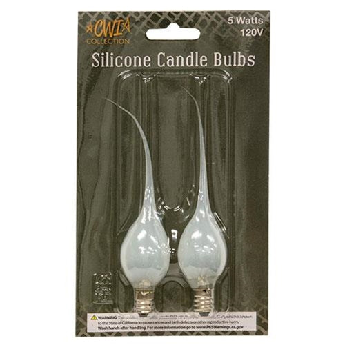 2 Pack 5W Clear Silicone Bulbs