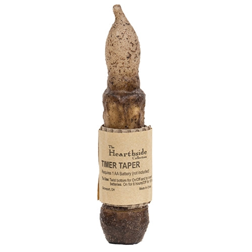 4 inch Burnt Mustard Timer Taper